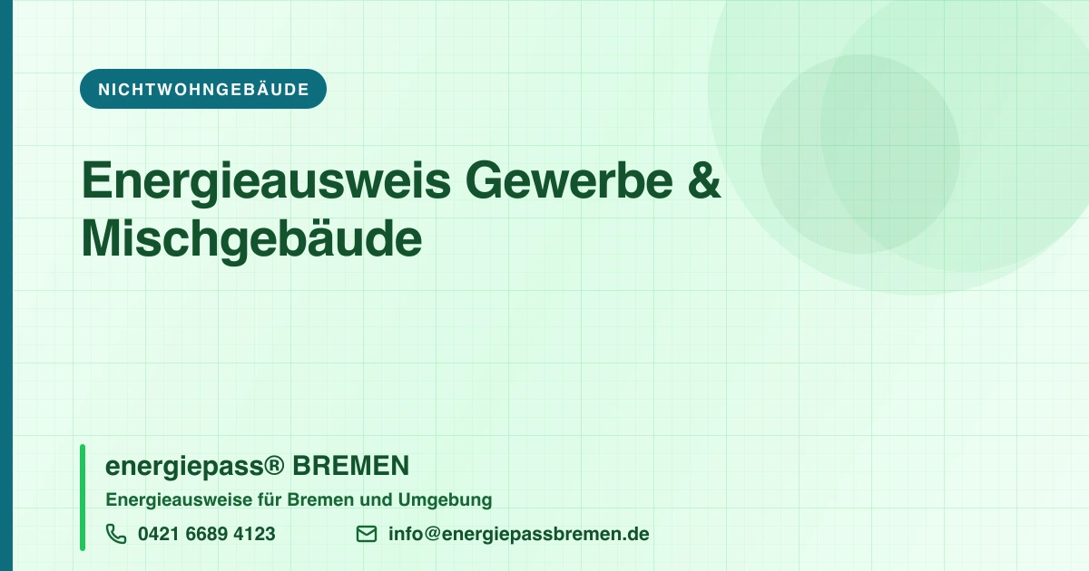 Energieausweis für Gewerbeimmobilien und Mischgebäude: Was sich 2026 wirklich ändert