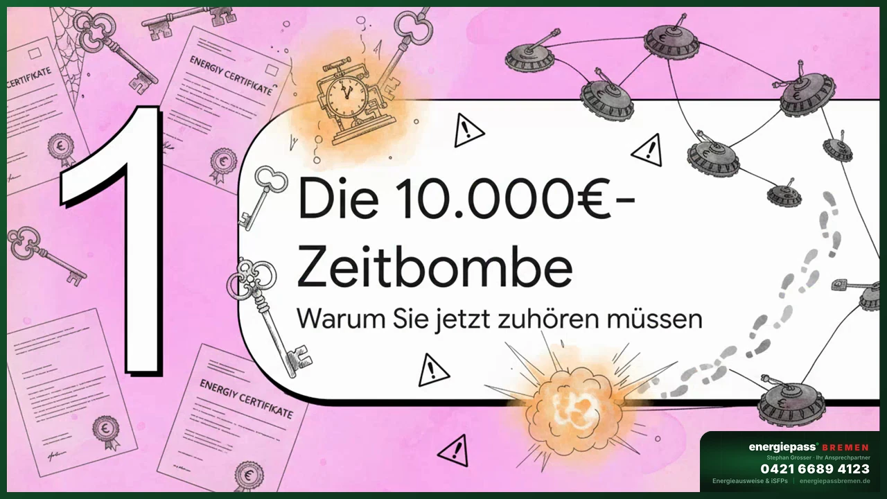 Bußgeld bis 10.000 Euro bei fehlendem Energieausweis nach Paragraph 108 GEG