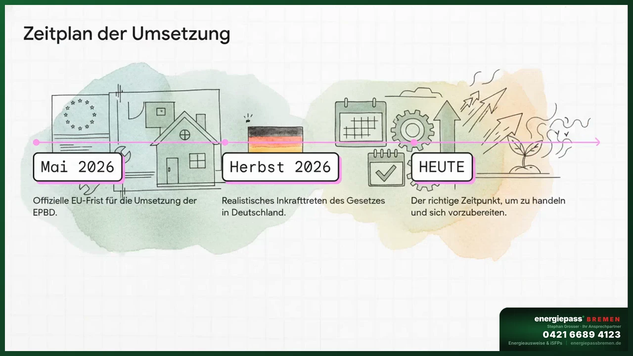 Pflichten-Fahrplan Energieausweis — Handlungsempfehlungen für Eigentümer und Vermieter