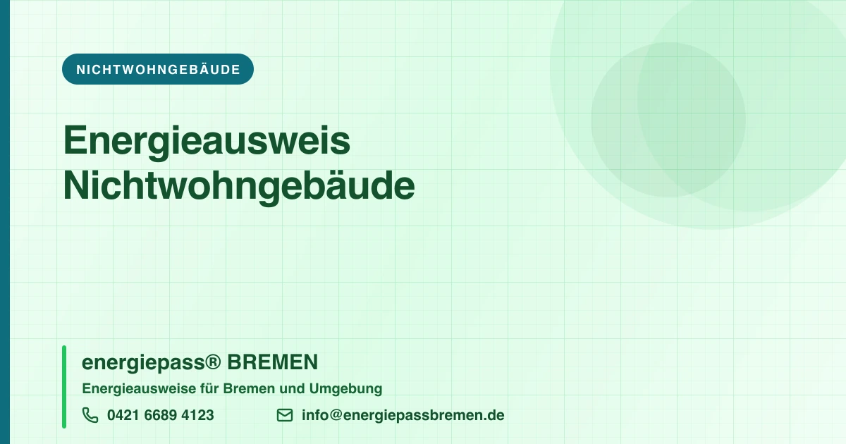 Energieausweis: Was man bei Nichtwohngebäuden wissen muss