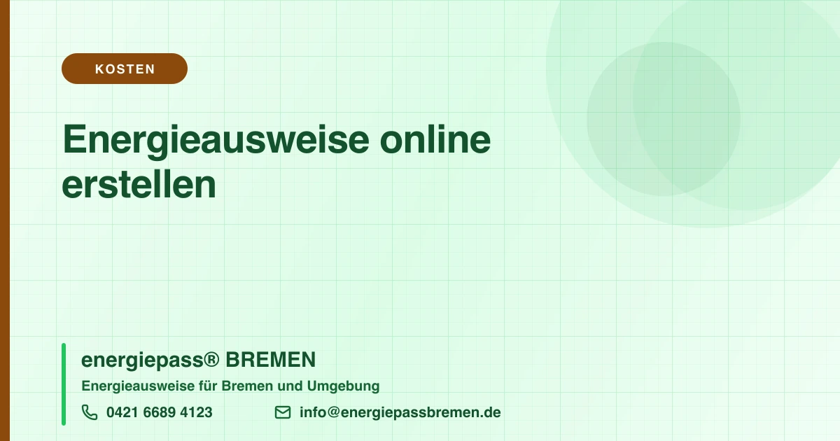Energieausweise online erstellen: Kostenvorteil vs. Haftungsrisiko