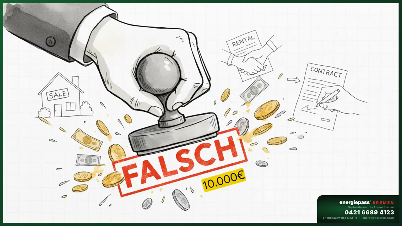 Immobilienwert und Energieausweis — Preisunterschied bis 78.000 Euro pro Haus